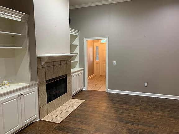 Fireplace in the living room