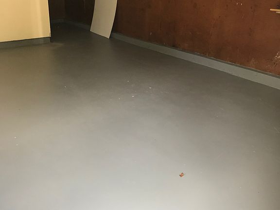 Inside garage