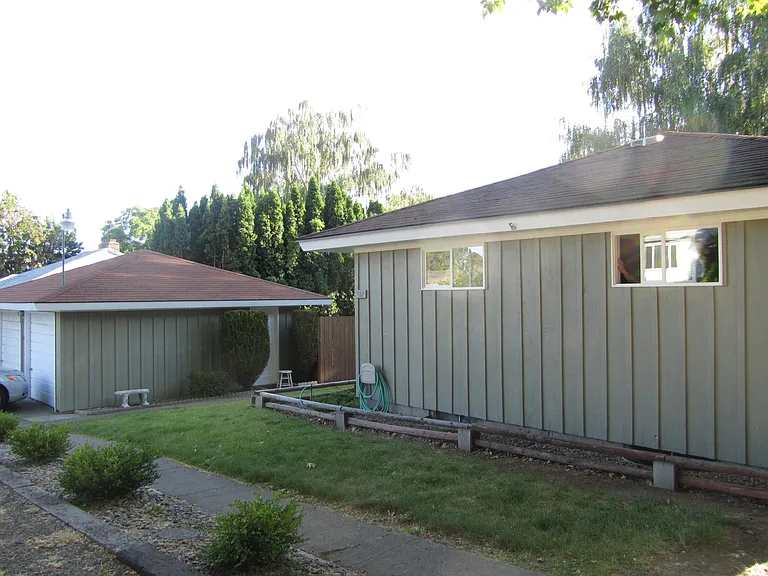 Exterior and garage