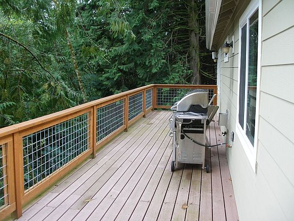 huge deck from dining area