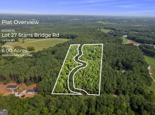 0 Starrs Bridge Rd, Canon, GA 30520