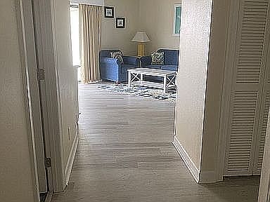 Entry way into beach condo 