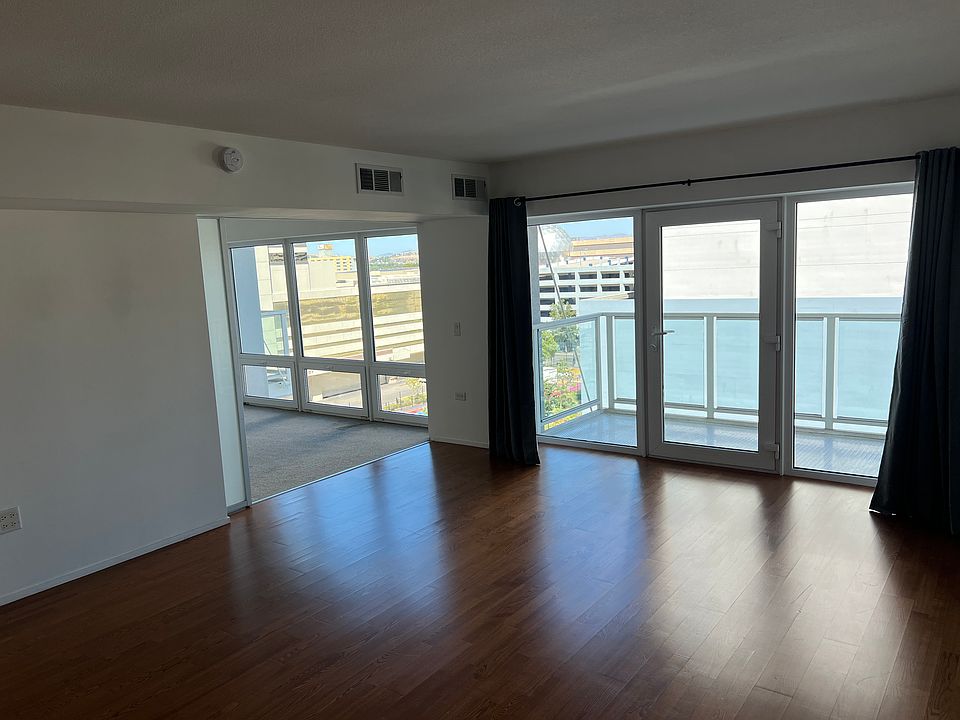 Living room and entry to bedroom