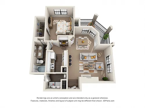 Floor plan Red Bud