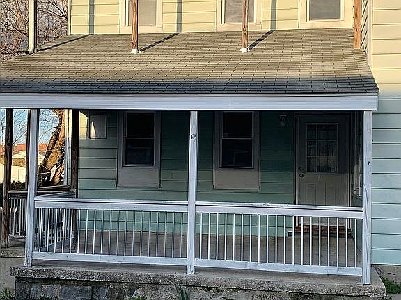 Side porch & backdoor