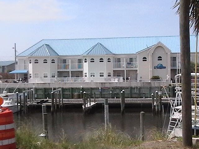 Canal front with boat slip
