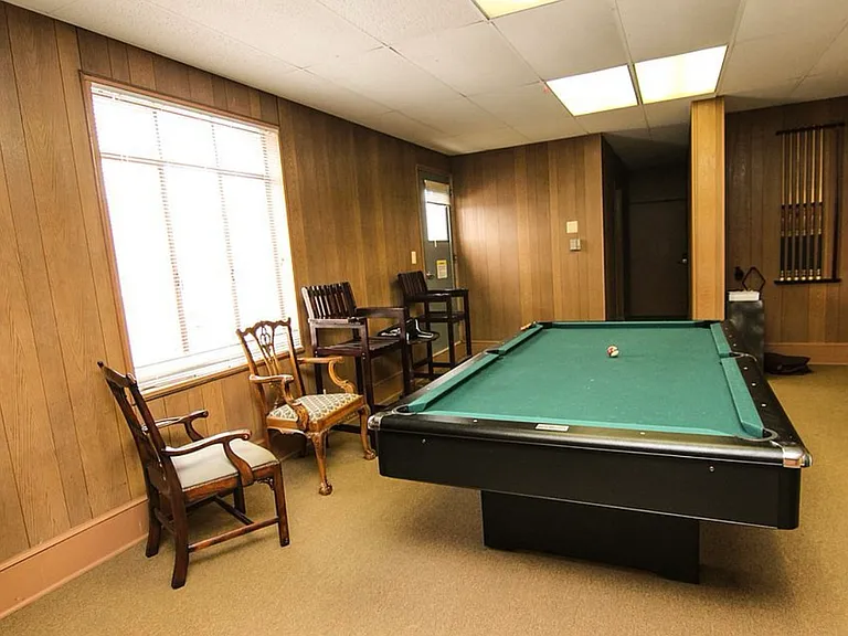 Game room on top floor