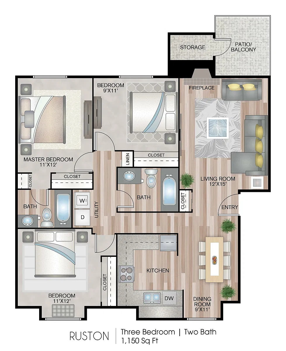 Floor plan Ruston
