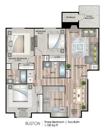 Floor plan Ruston