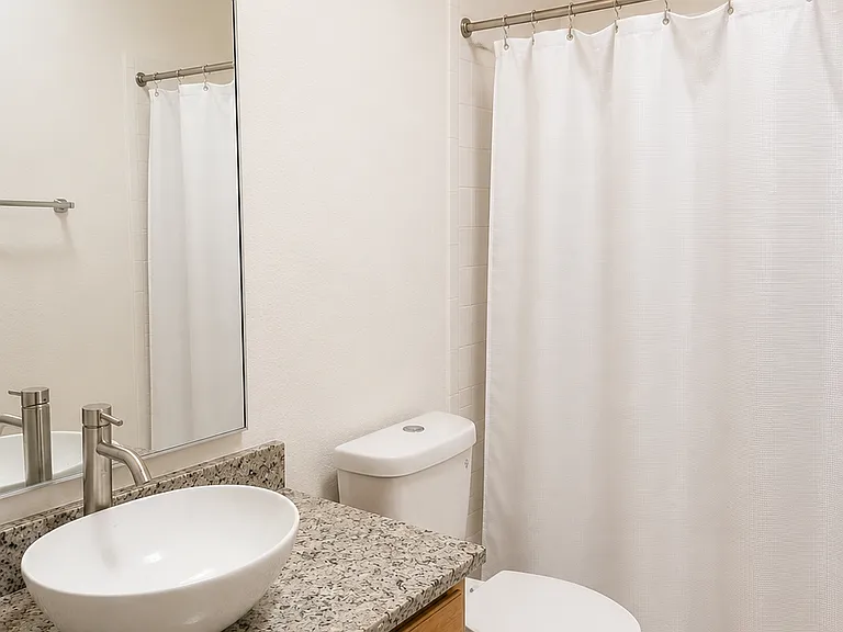 Newly renovated bathroom for primary bedroom