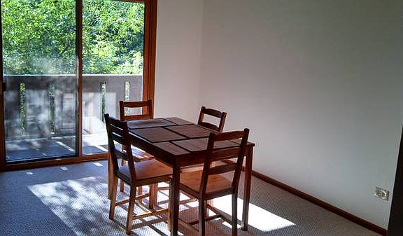 Separate dining + Balcony