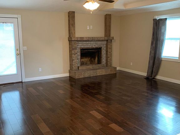 Kitchen view to living room