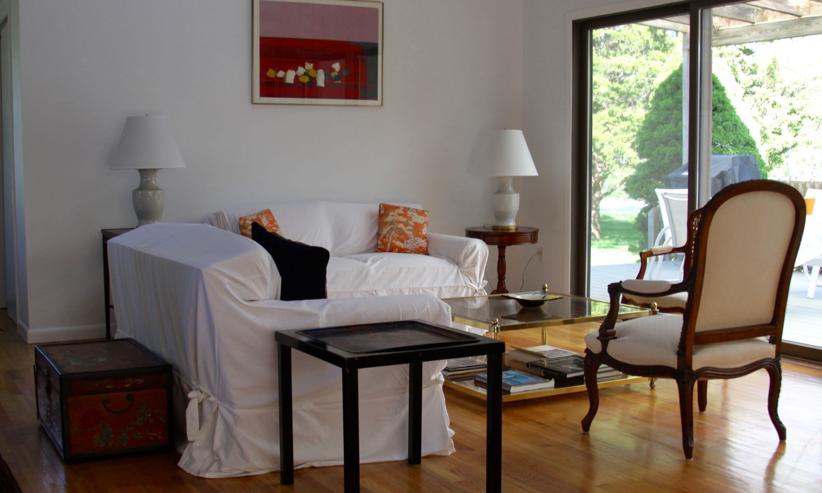  Living room overlooking back deck and yard