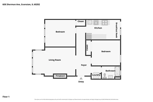 Floor plan 2 Bedroom