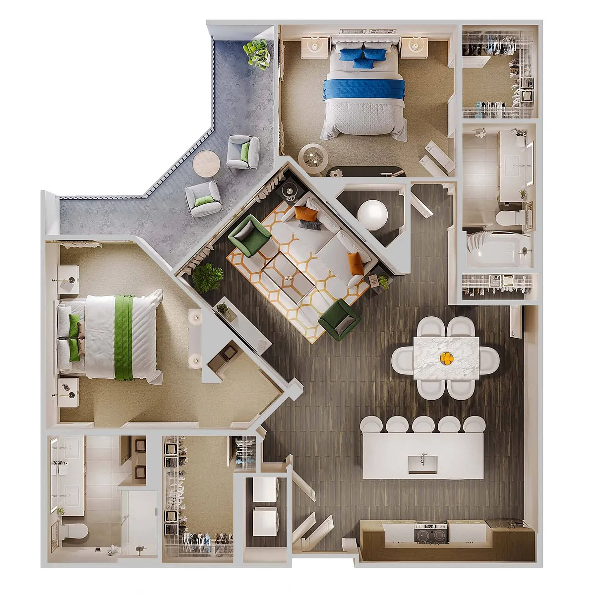 Floor plan B3