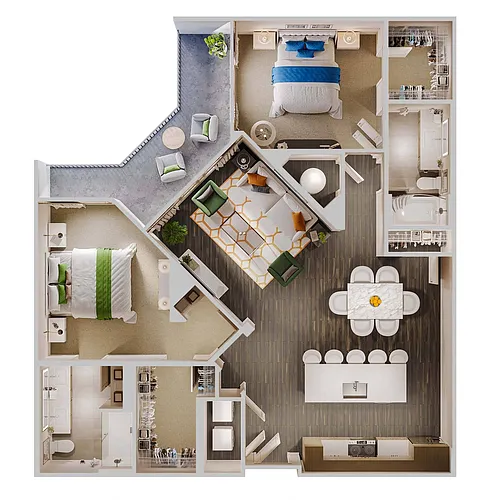 Floor plan B3