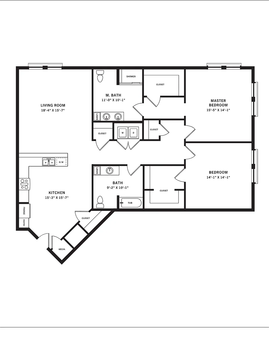 Floor plan B3