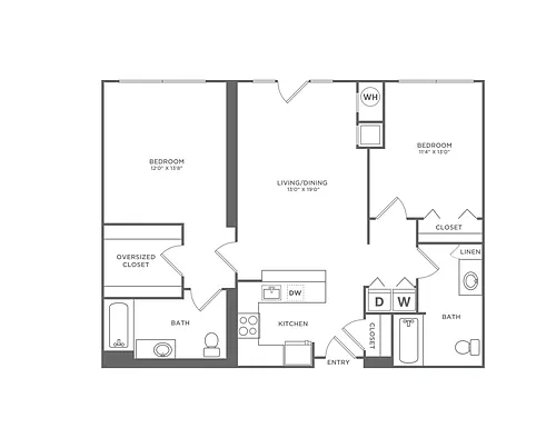 Floor plan B2AG