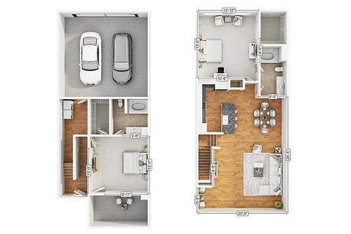 Floor plan Townhouse