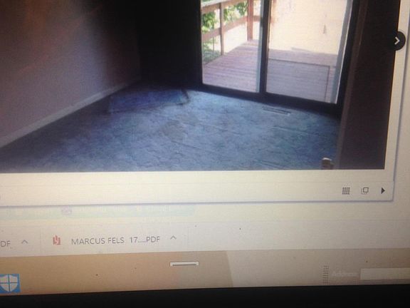 Patio door to deck
