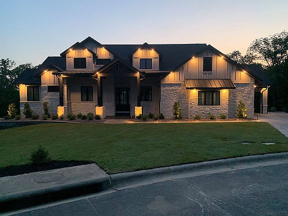 Front of home at Night