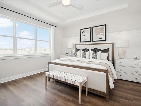 Primary Suite with feature wall