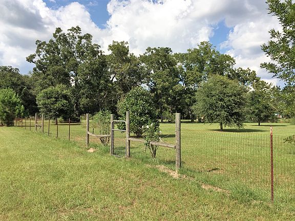 Side view of front yard