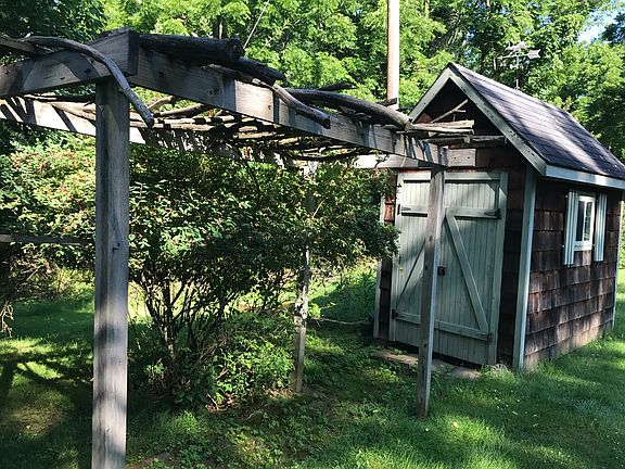 Garden area and shed.