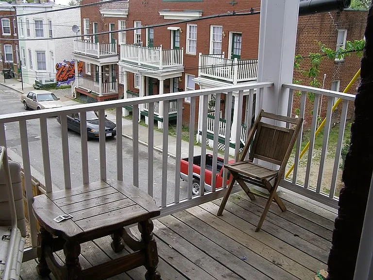 Balcony in the back
