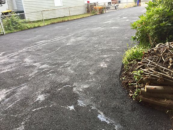 New driveway rear view