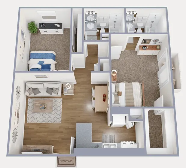 Floor plan B1