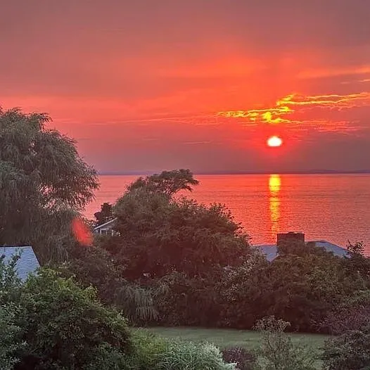 Sunset from main deck