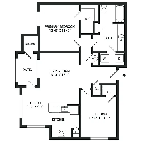 Floor plan Rainier