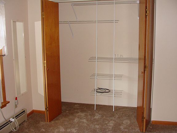 Closet in bedroom
