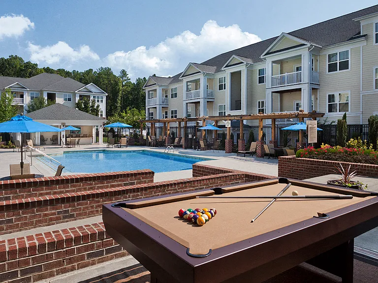 Play a round of pool on the community pool deck