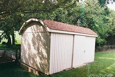The Storage Shed-16x11 provides ample Storage for your Lawn Mowe