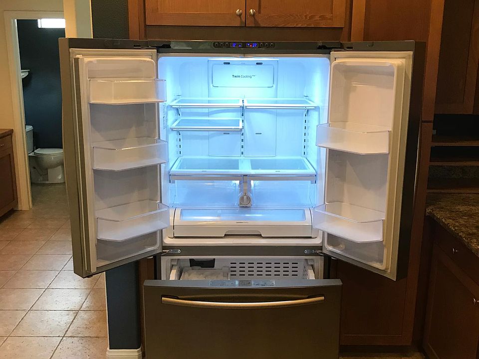 Spacious fridge