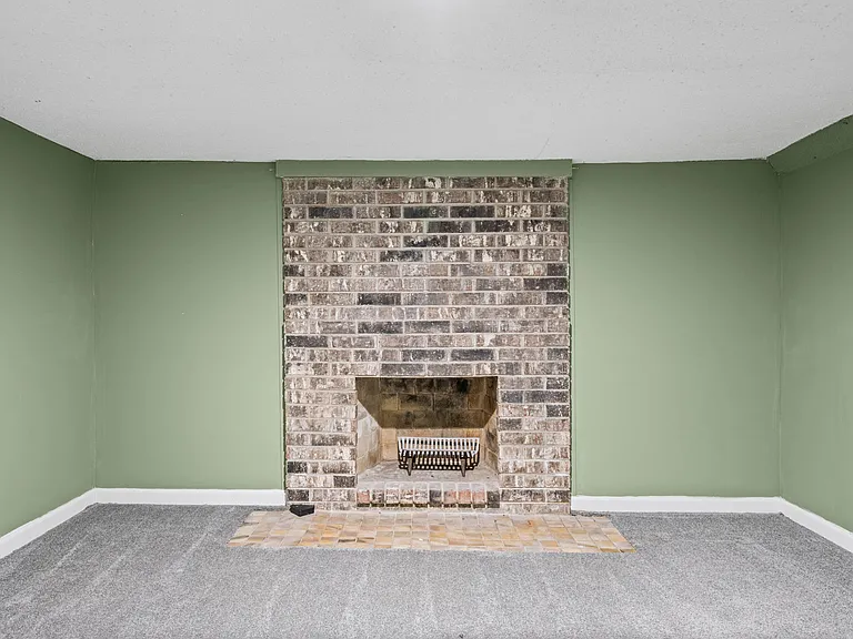 Fireplace in lower level