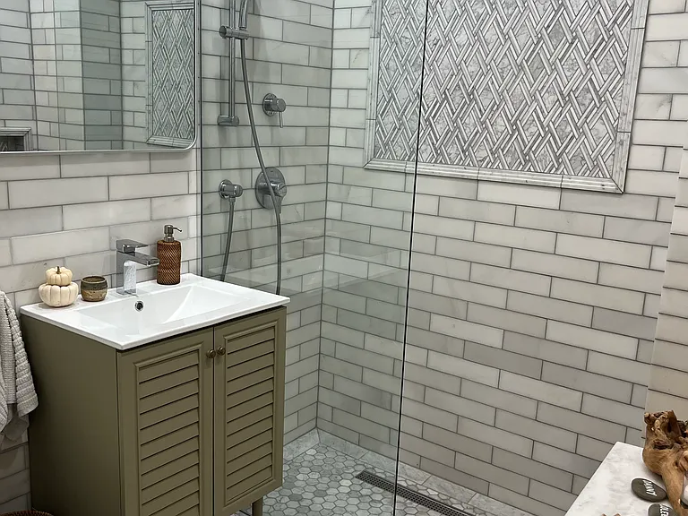 Renovated bathroom
