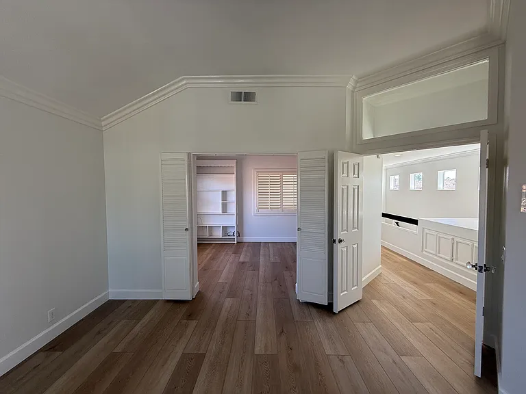 Master bedroom with office room attached