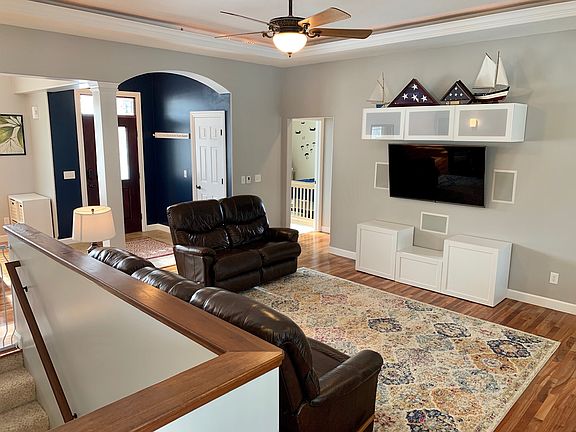Living room and entry way