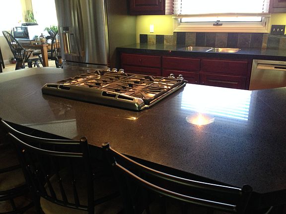 New granite and appliances