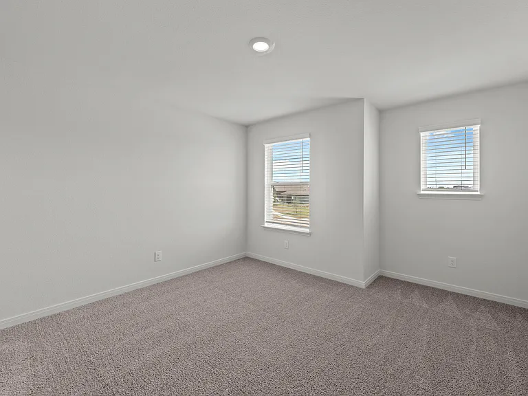 The secondary bedrooms are a perfect space for children's bedrooms or guest rooms.