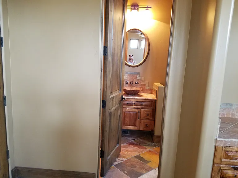 bathroom in casita