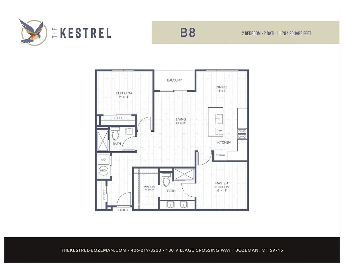 Floor plan B8