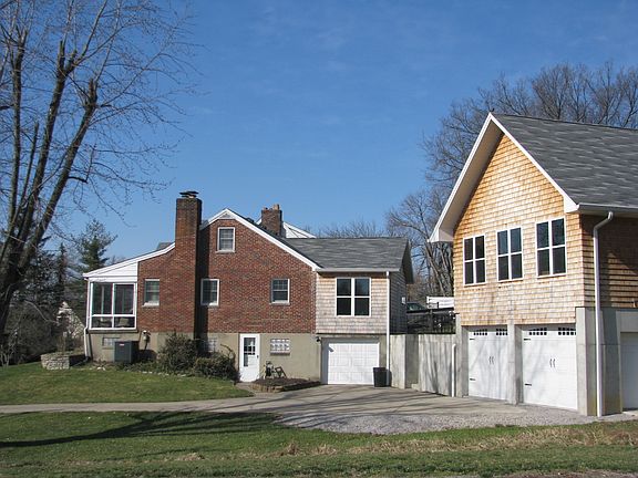 East side of house and Garag