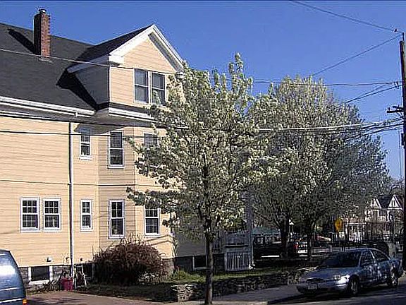 Corner lot facing East.