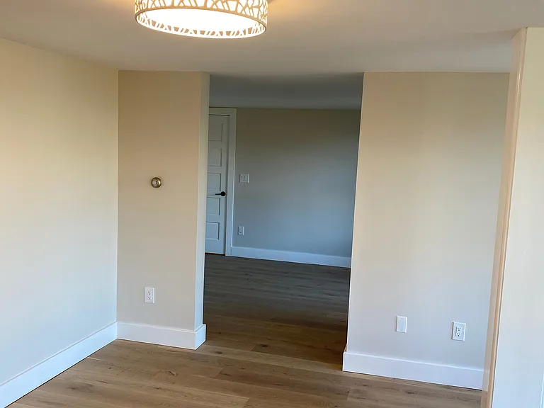 One bedroom off the living room.
