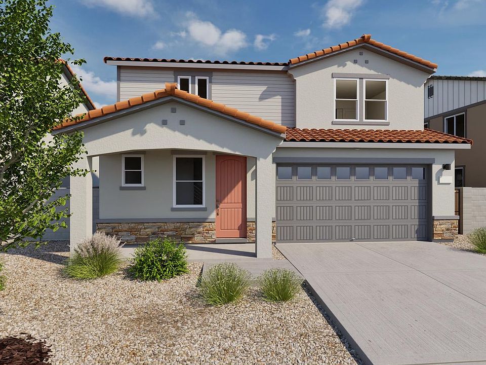 This is a rendering of the Esprit Floorplan Elevation C. Options and colors may vary.