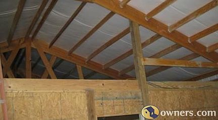 Roof - 3" insul, Ceiling - 12" insul